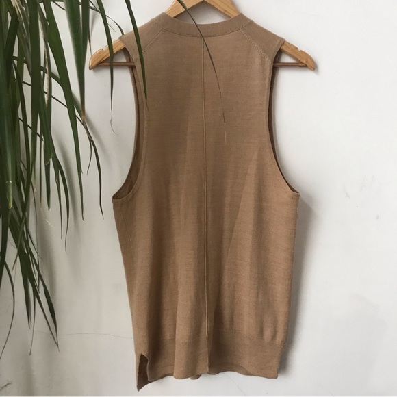 Beautiful Vintage Women’s 90s Nude Sweater Vest Size M or L - Picture 4 of 16